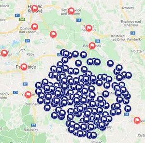 mapa Popelka.cz